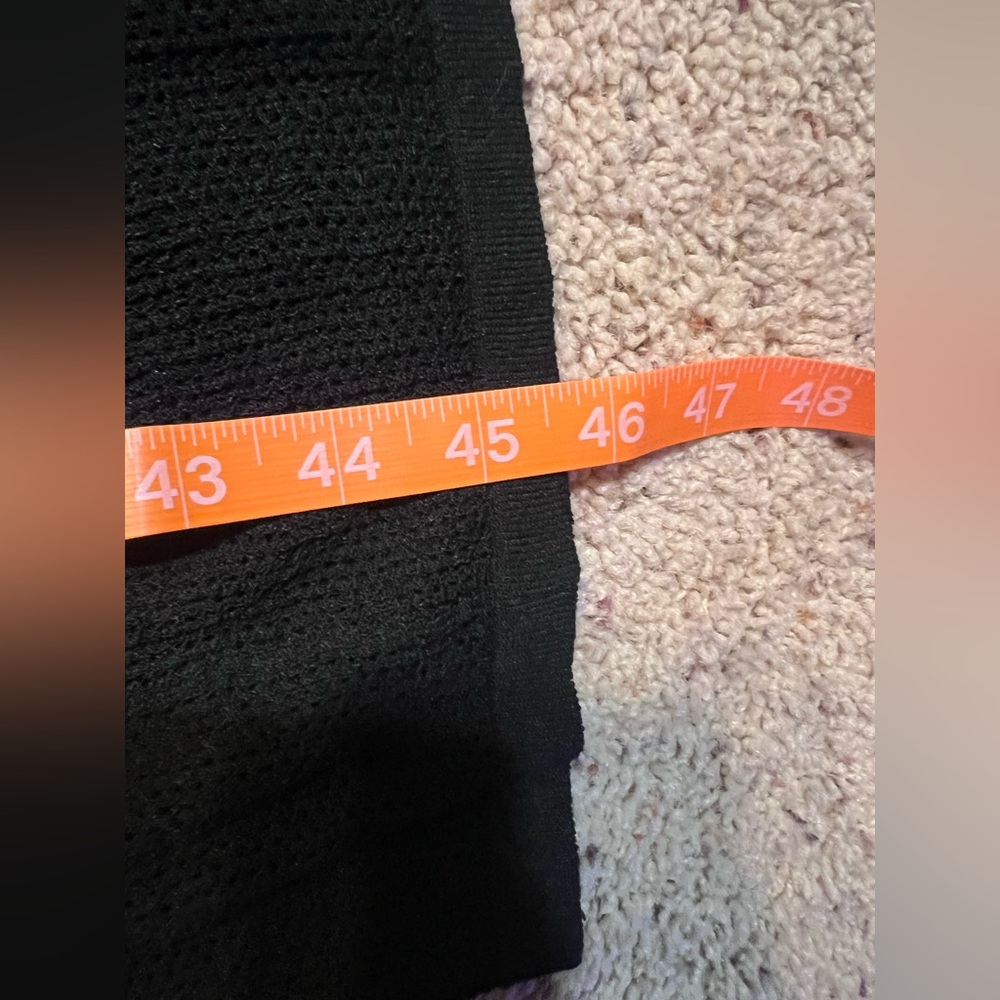 Express Lightweight Black Long Open Cardigan - image 4